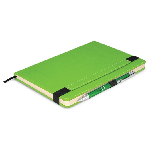 Classic Notebooks and Pens Bright Green